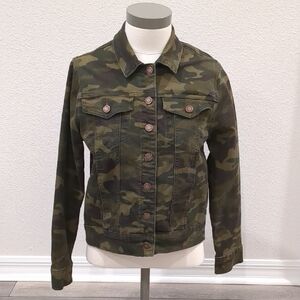 Judy Blue Green Camouflage Field Jacket